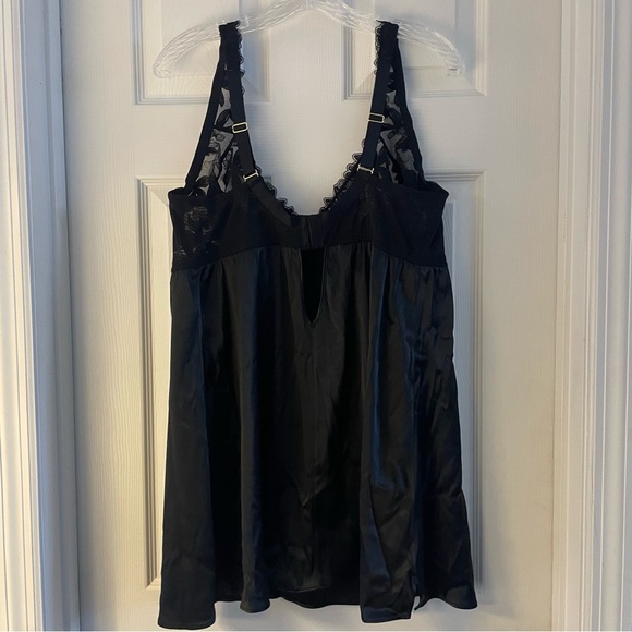 New! Victoria's Secret Lace Trim Teddy Babydoll Slip Dress Nightie 22881 - Picture 3 of 10